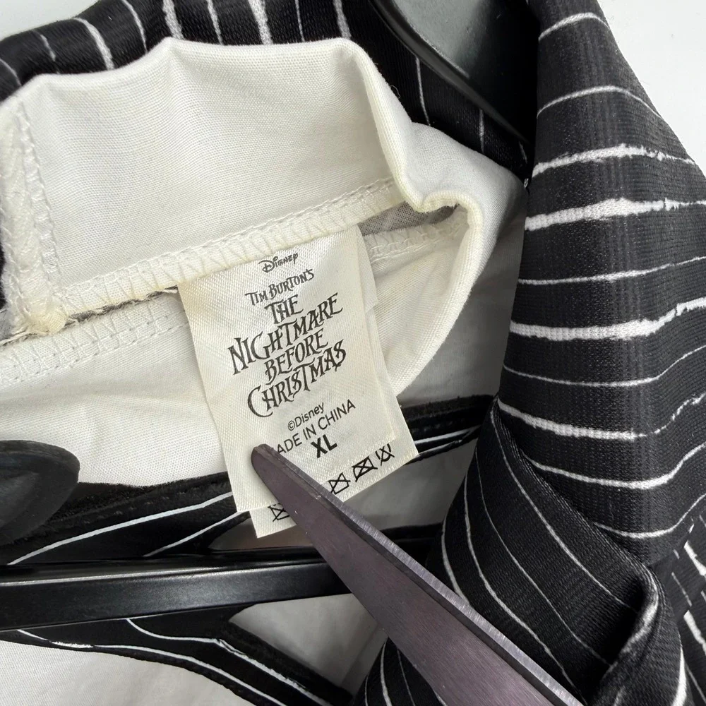 Disney Jack Skellington Costume Child XL Nightmare Before Christmas Pinstripe